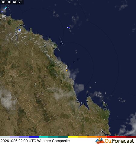 Waether Maps Oz Forecast - Mackay Weather Radar, Satellite, Bushfires and Lightning