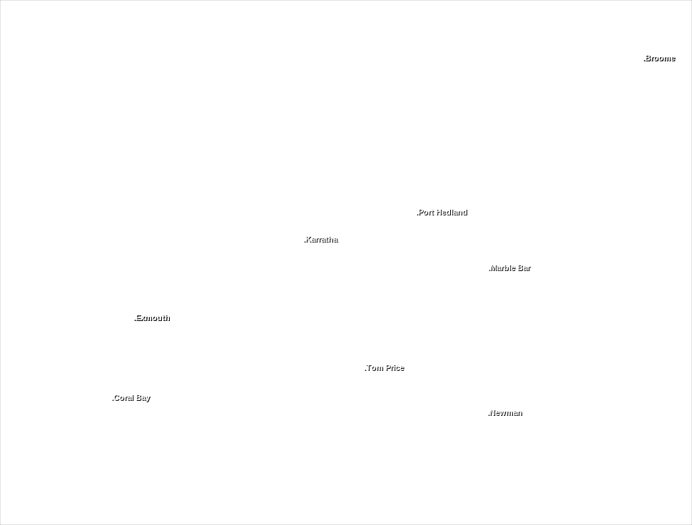 Pilbara Region Radar Overlay